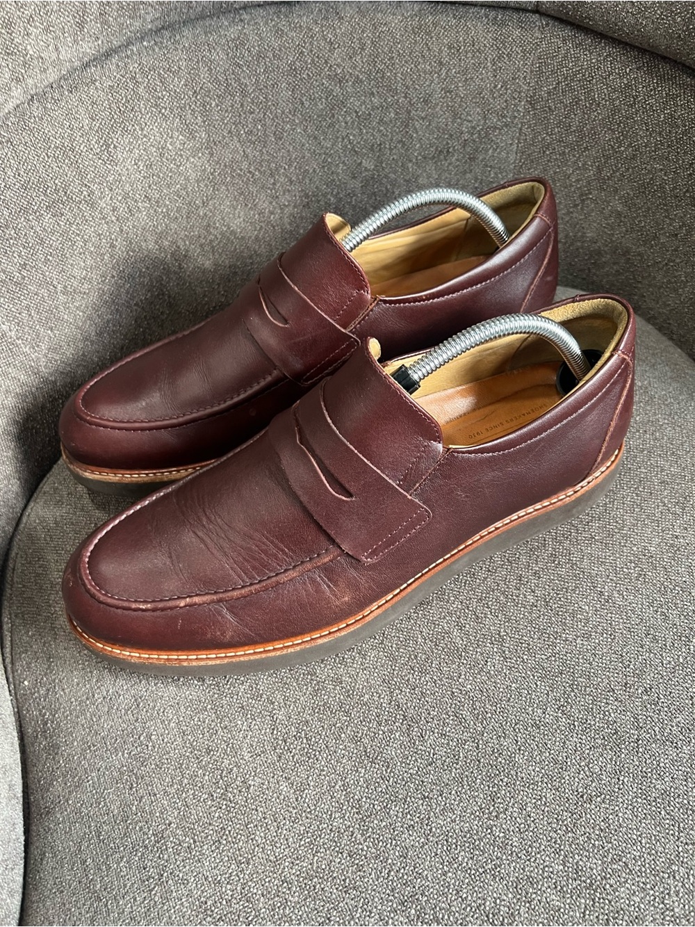 Samuel Hubard leather loafers size 10 - Picture 2 of 11